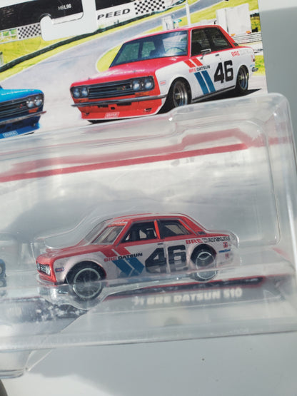 2021 Hot Wheels Car Culture '71 BRE Datsun 510 2 Pack