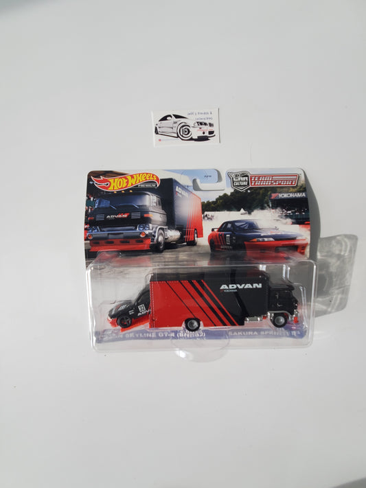 2021 Hot Wheels Team Transport Nissan Skyline GT-R Sakura Sprinter