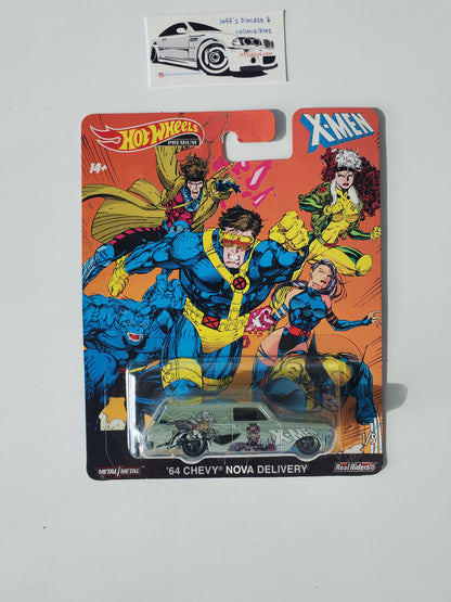 2019 Hot Wheels Premium '64 Chevy Nova Delivery X-Men