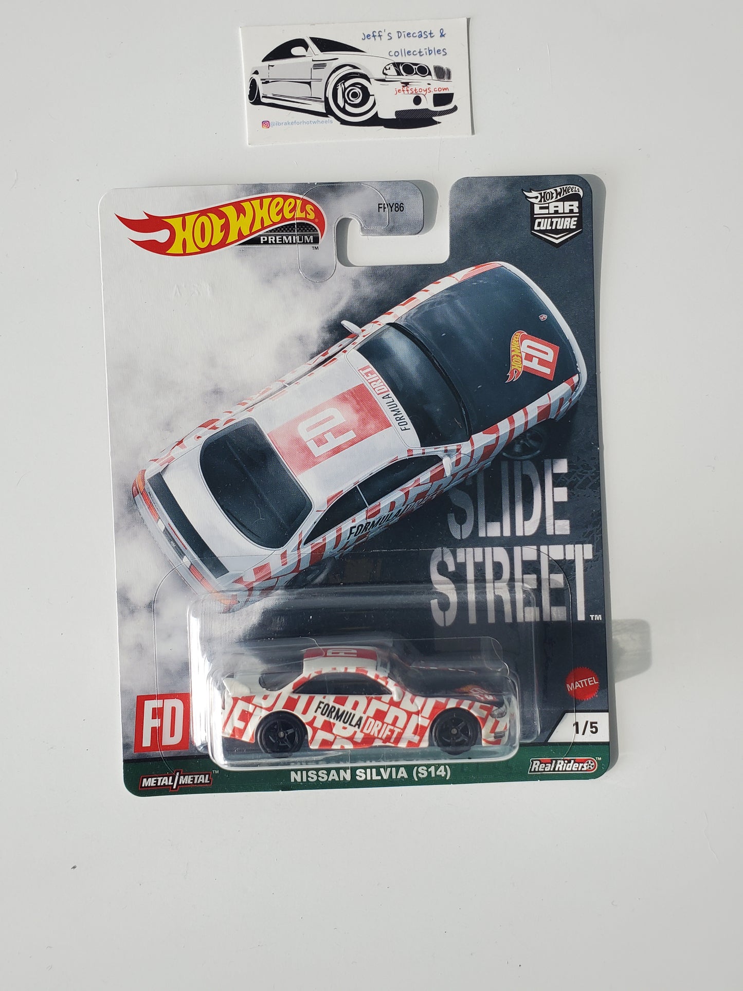 2021 Hot Wheels Premium Slide street Nissan Silvia