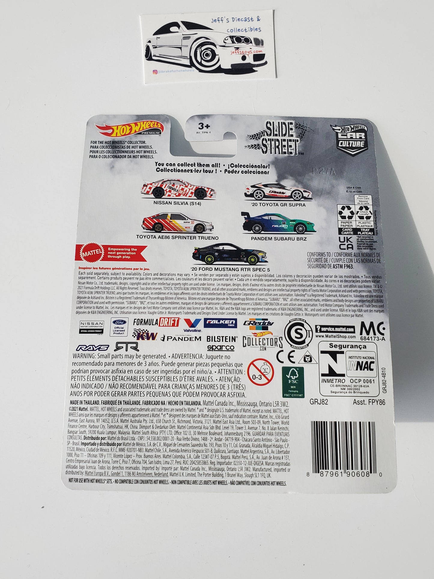 2021 Hot Wheels Premium Slide street Nissan Silvia