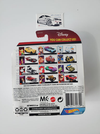 2018 Hot Wheels Character Cars Disney's Captain Hook