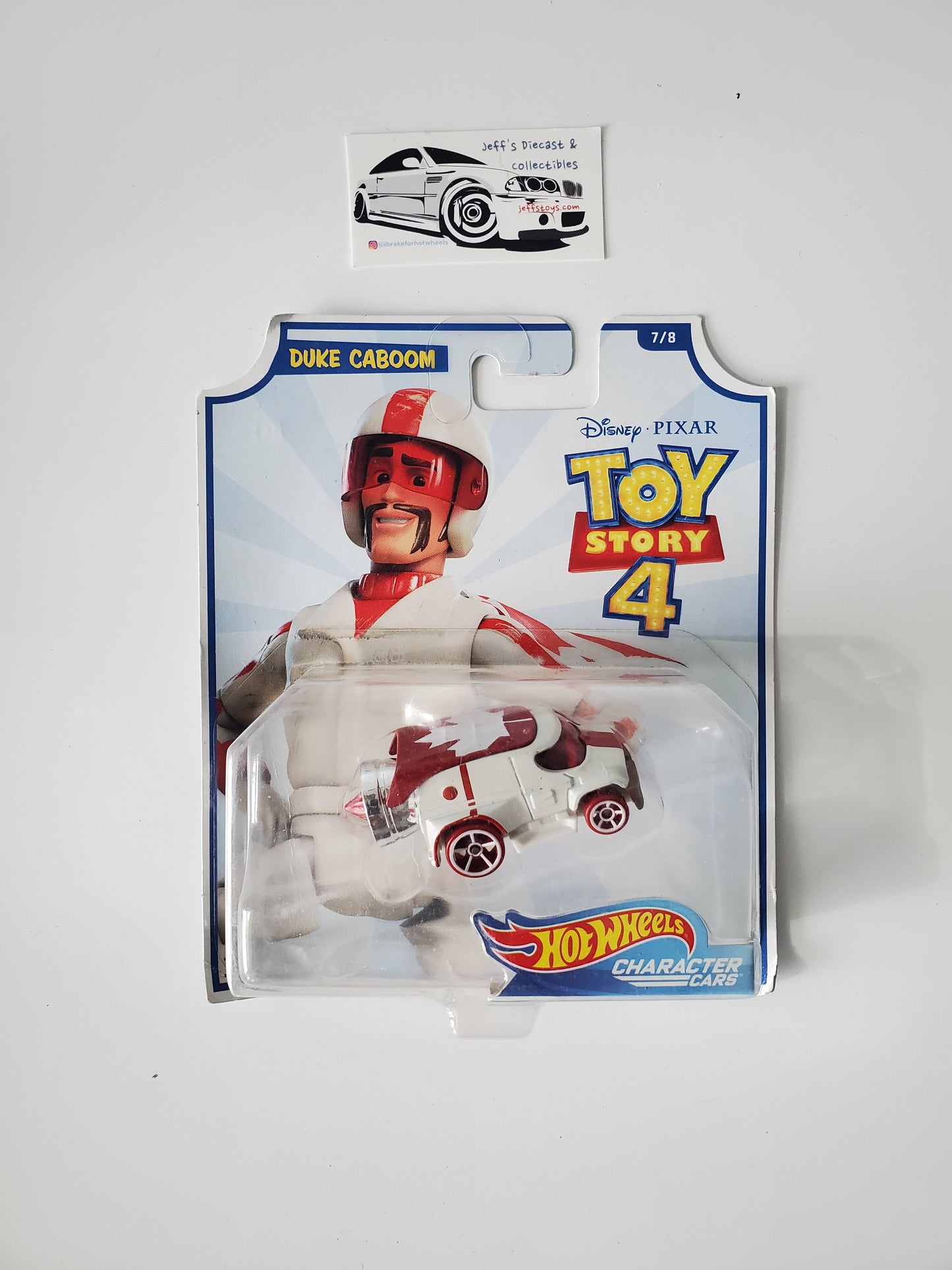 2018 Hot Wheels Character Cars Toy Story 4 Duke Caboom