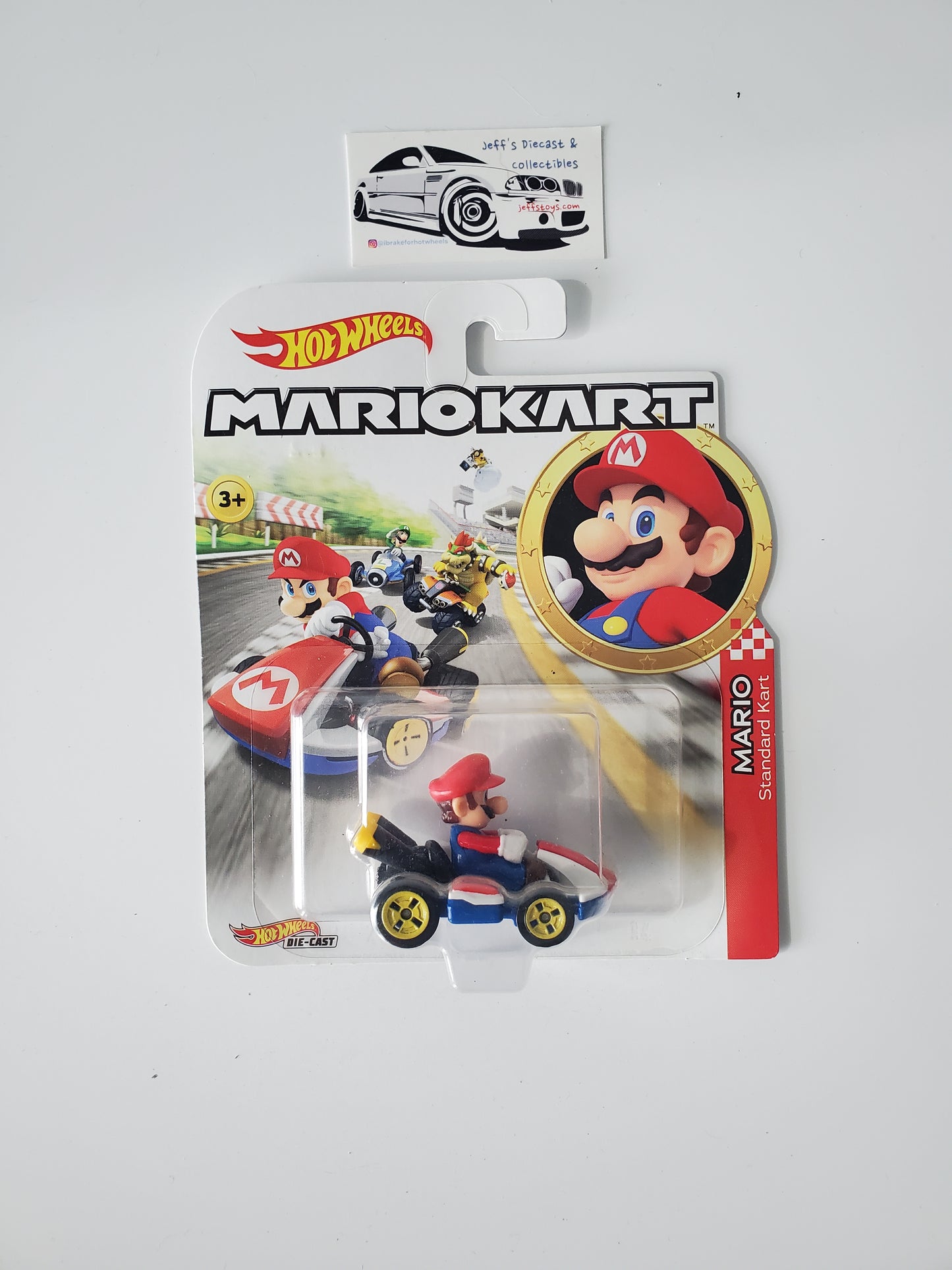 Hot Wheels Mario Kart Mario Standard Kart - B