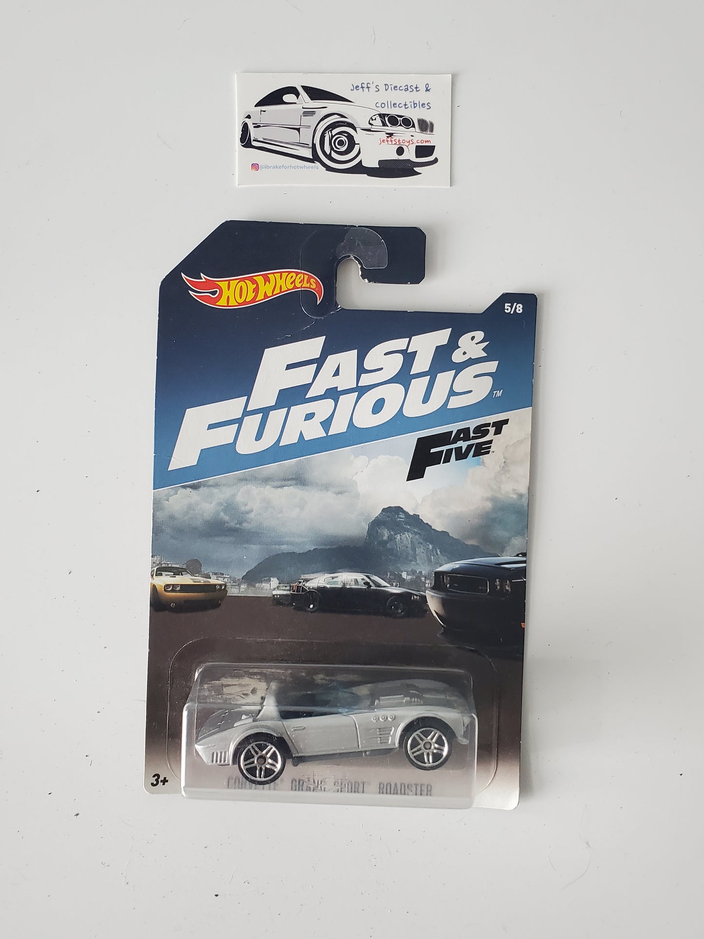 2017 Hot Wheels Fast and Furious Corvette Grand Sport Roadster 5/8