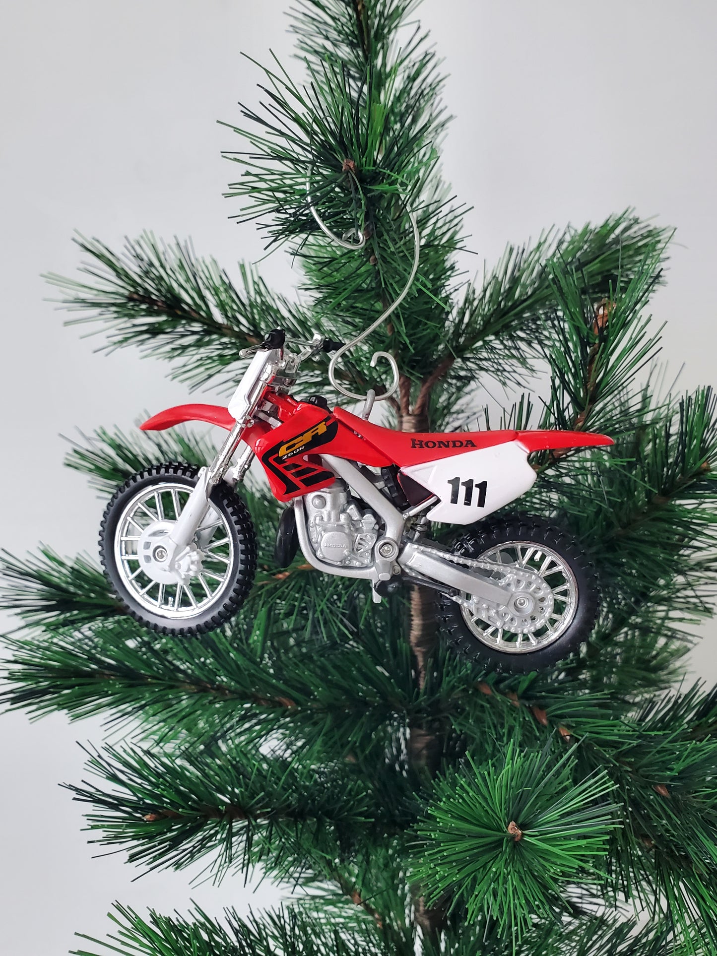 Honda CR 250r Dirt Bike Christmas Ornament - Custom Made