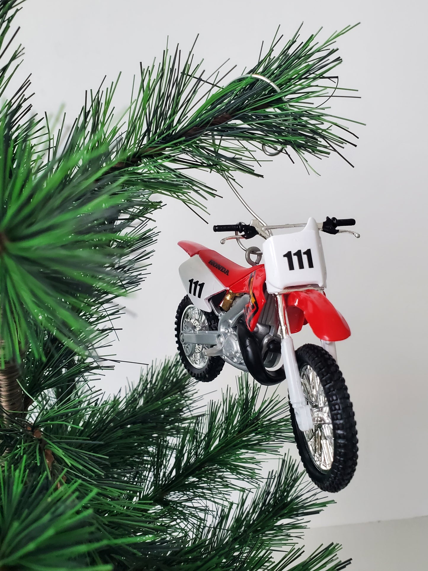 Honda CR 250r Dirt Bike Christmas Ornament - Custom Made
