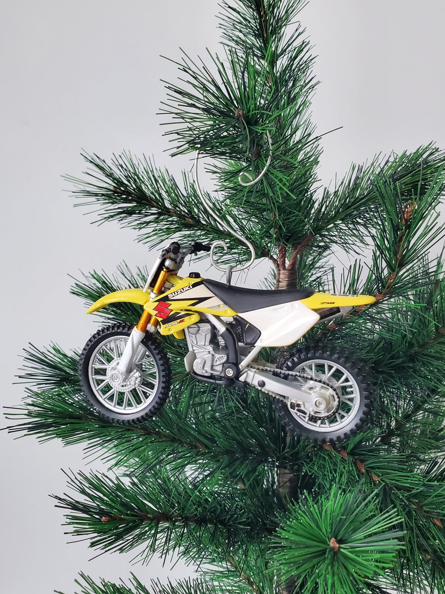 Suzuki RMZ 250 Dirt Bike Christmas Ornament - Custom Made