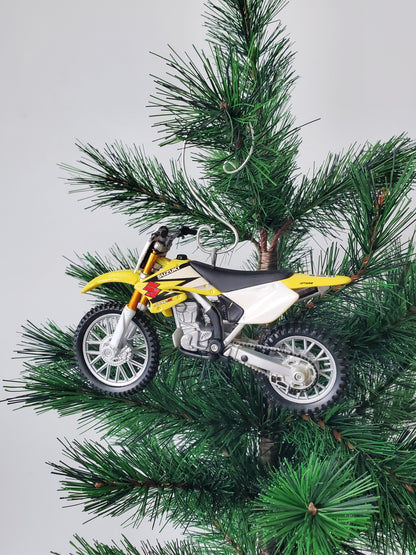 Suzuki RMZ 250 Dirt Bike Christmas Ornament - Custom Made