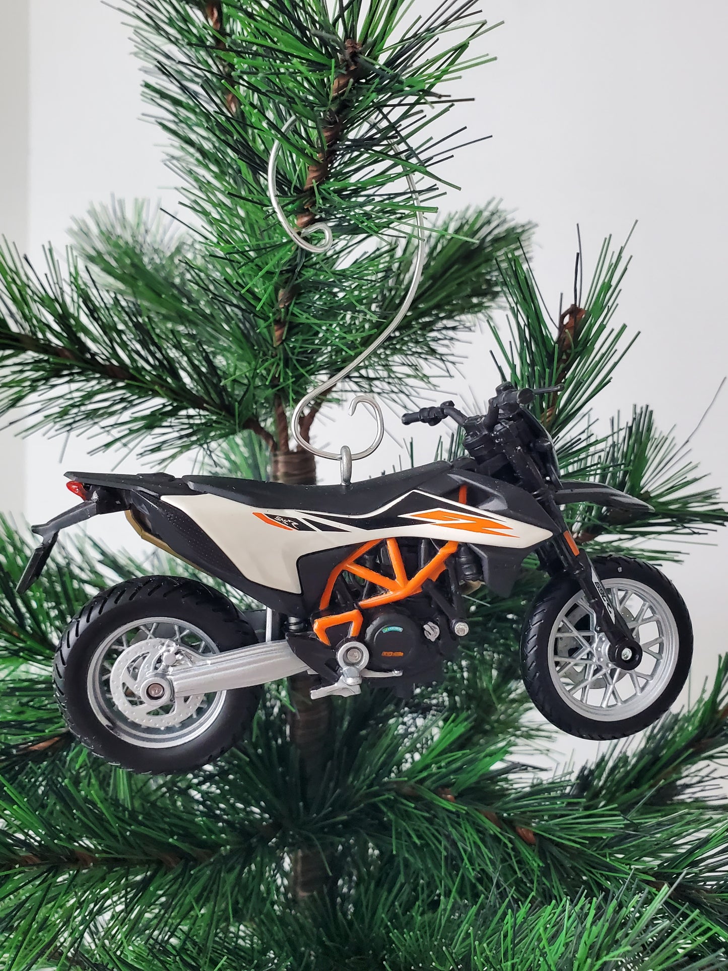 KTM 690 SMC R Motorcycle Christmas Ornament - Custom Made