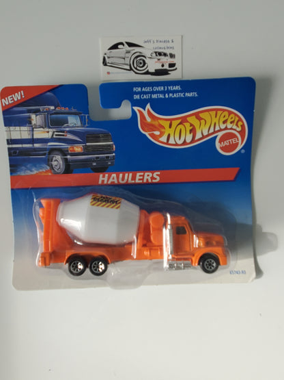 1996 Hot Wheels Haulers Cement Mixer
