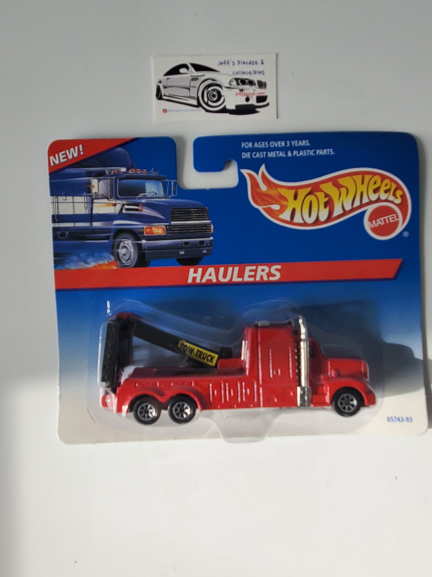 1996 Hot Wheels Haulers Tow Truck