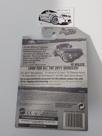 2011 Hot Wheels Custom '41 Willys Coupe #152