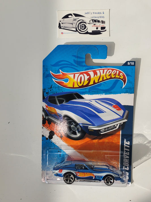 2011 Hot Wheels '69 Corvette #158