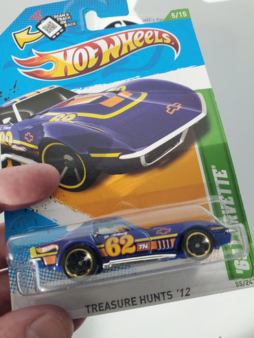 2012 Hot Wheels '69 Corvette #55 Treasure Hunt