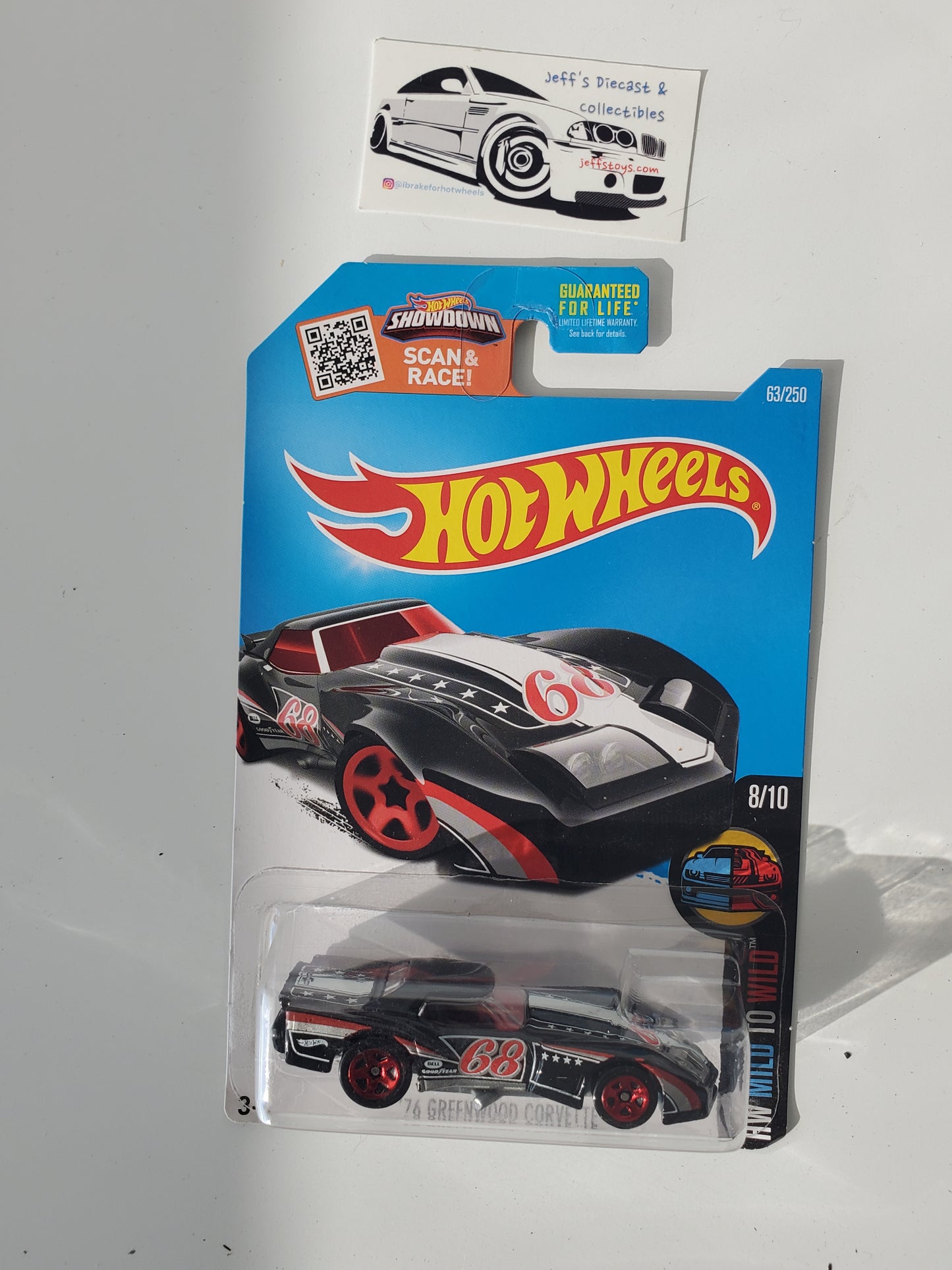 2016 Hot Wheels '76 Greenwood Corvette #63
