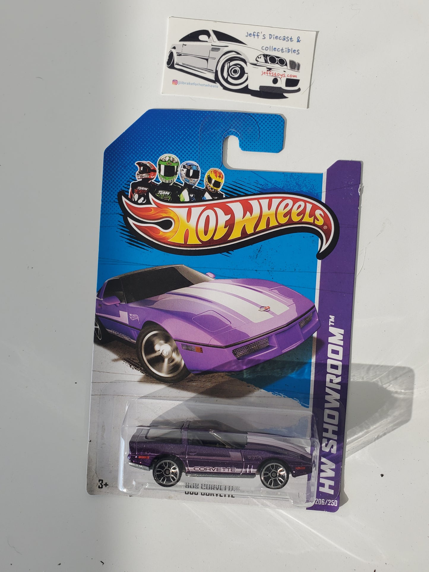 2013 Hot Wheels '80s Corvette #206 Purple