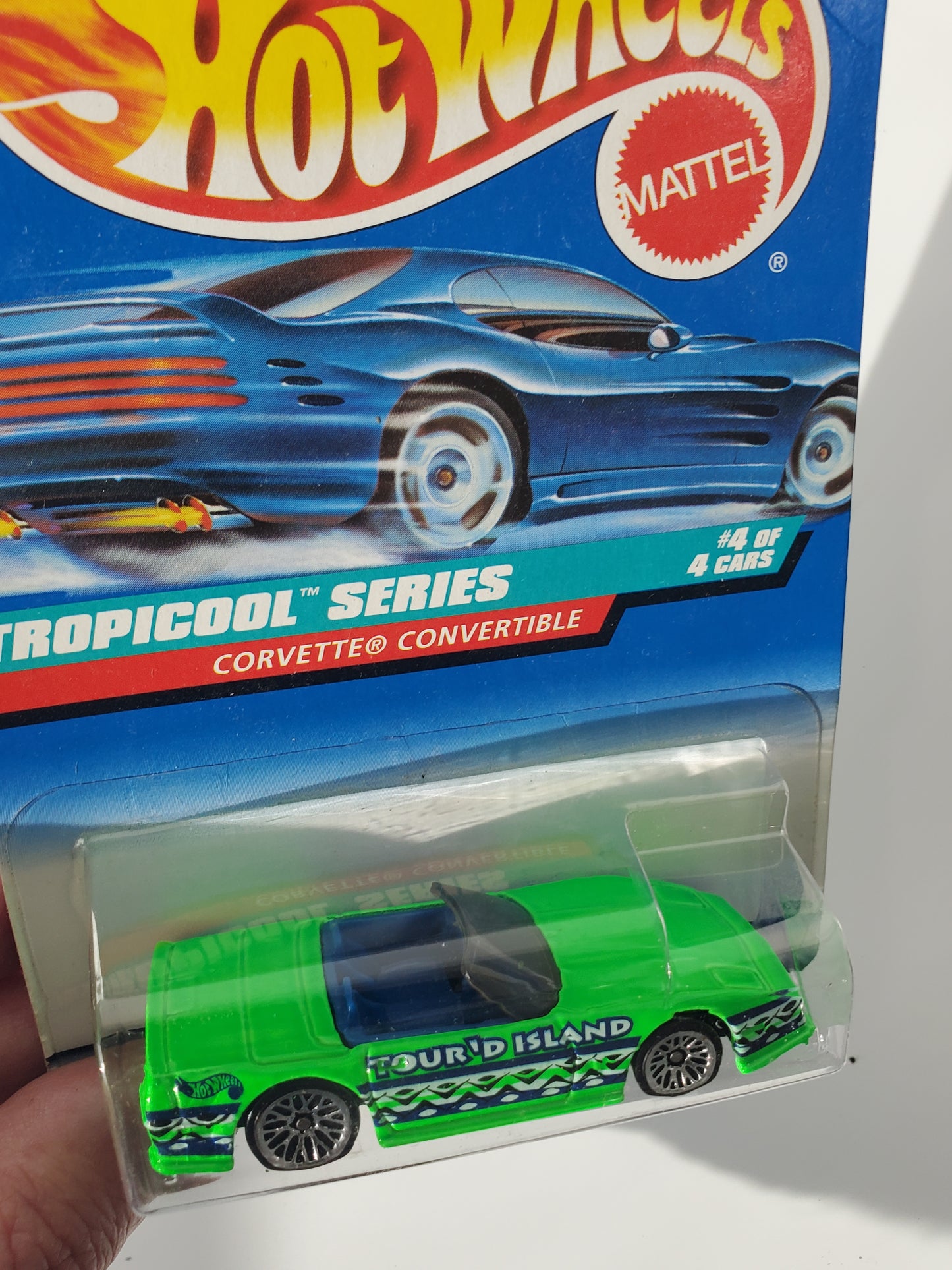 1998 Hot Wheels Custom Corvette #696 Tropicool