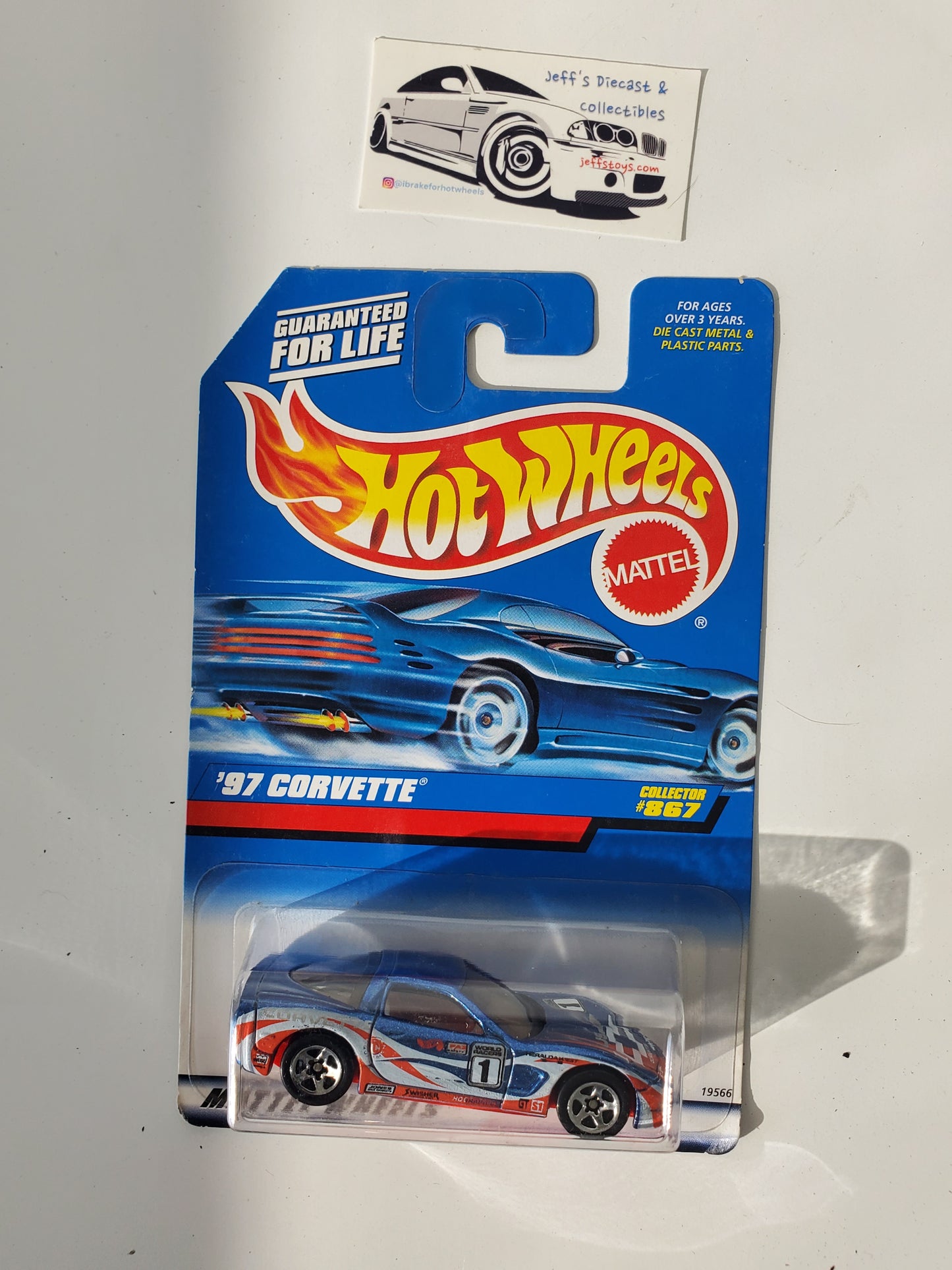 1998 Hot Wheels '97 Corvette #867