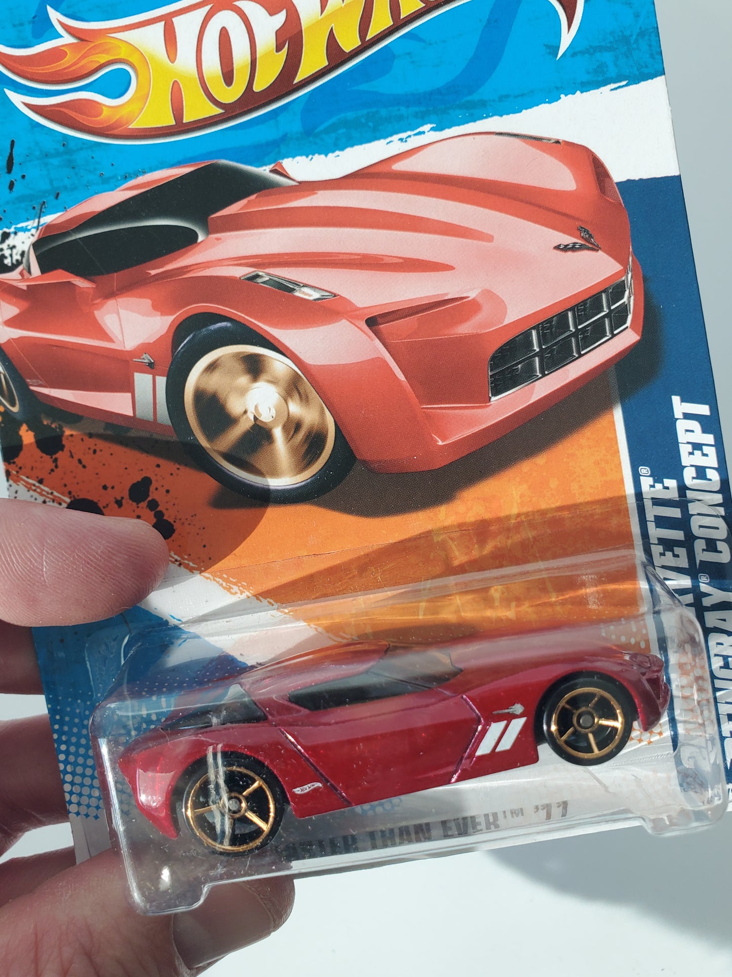 2011 Hot Wheels 2009 Corvette Stingray Concept #148 Red
