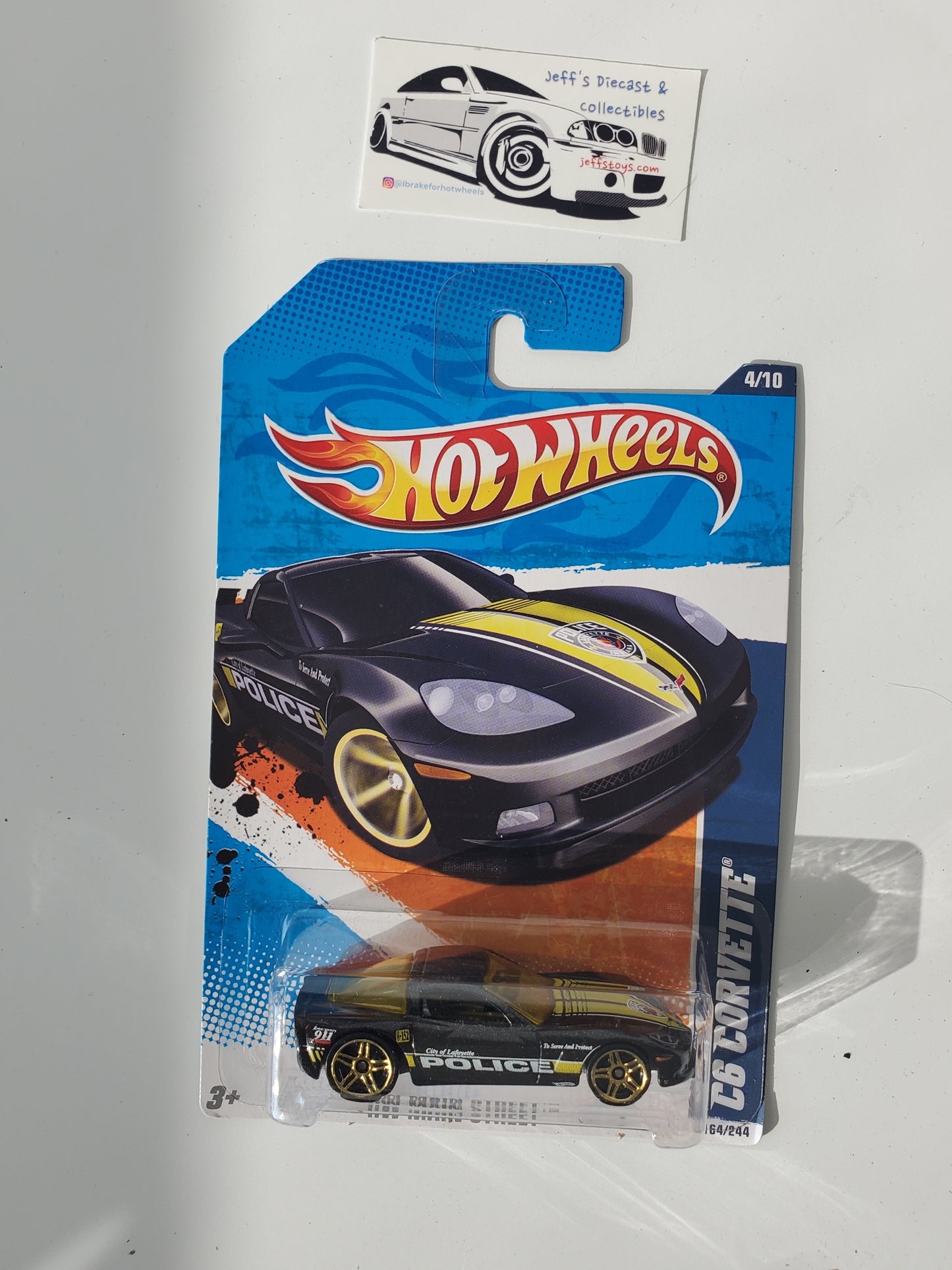 2011 Hot Wheels C6 Corvette #164 Black