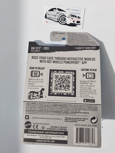 2013 Hot Wheels '11 Corvette Grand Sport #24