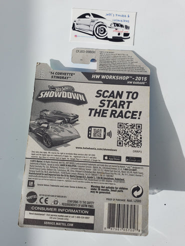 2014 Hot Wheels '14 Corvette Stingray #216