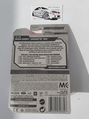 2012 Matchbox 2008 Corvette ZR1 #5