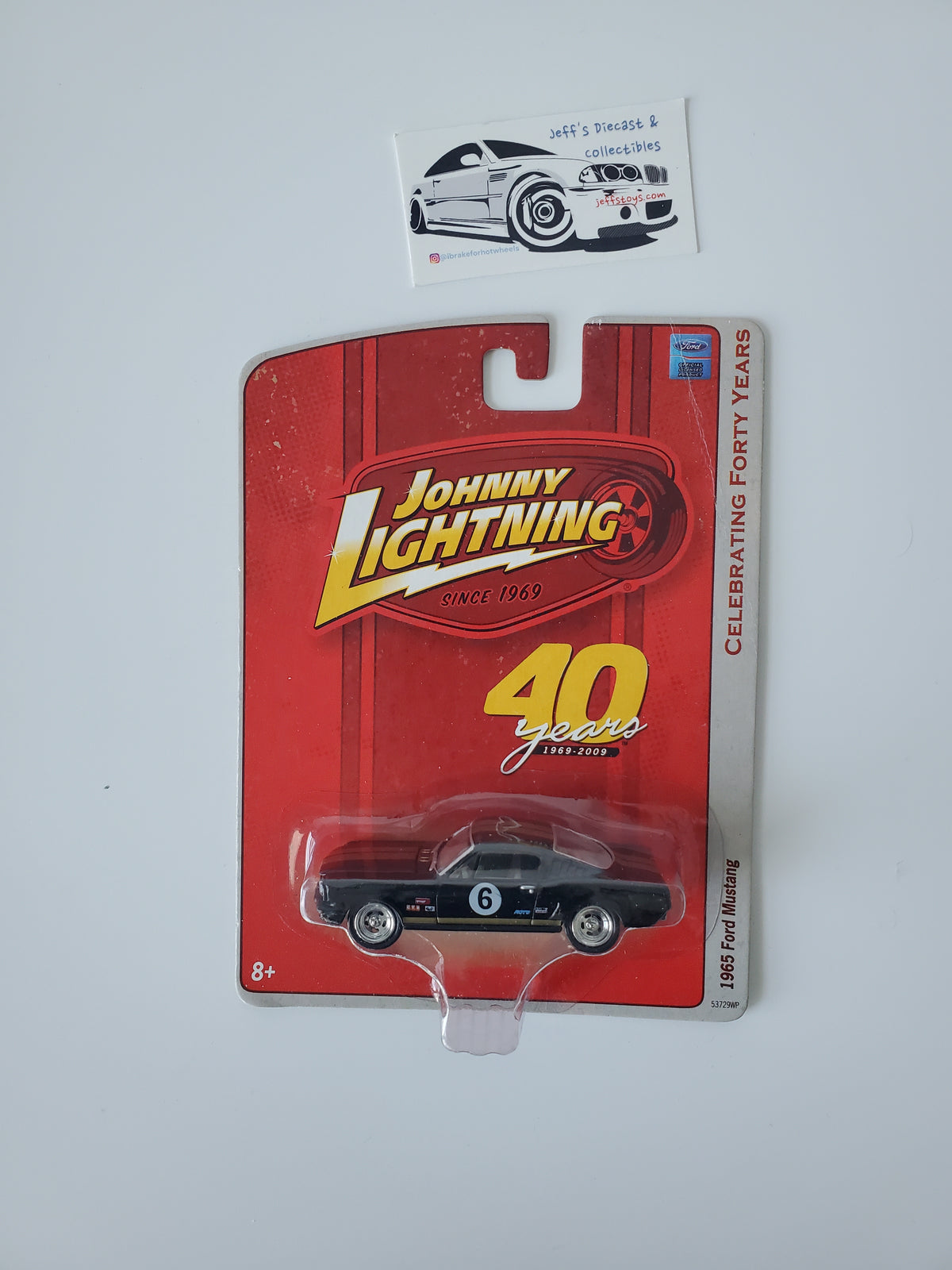 2009 Johnny Lightning 1965 Ford Mustang 40th Anniversary- 1:64 Scale