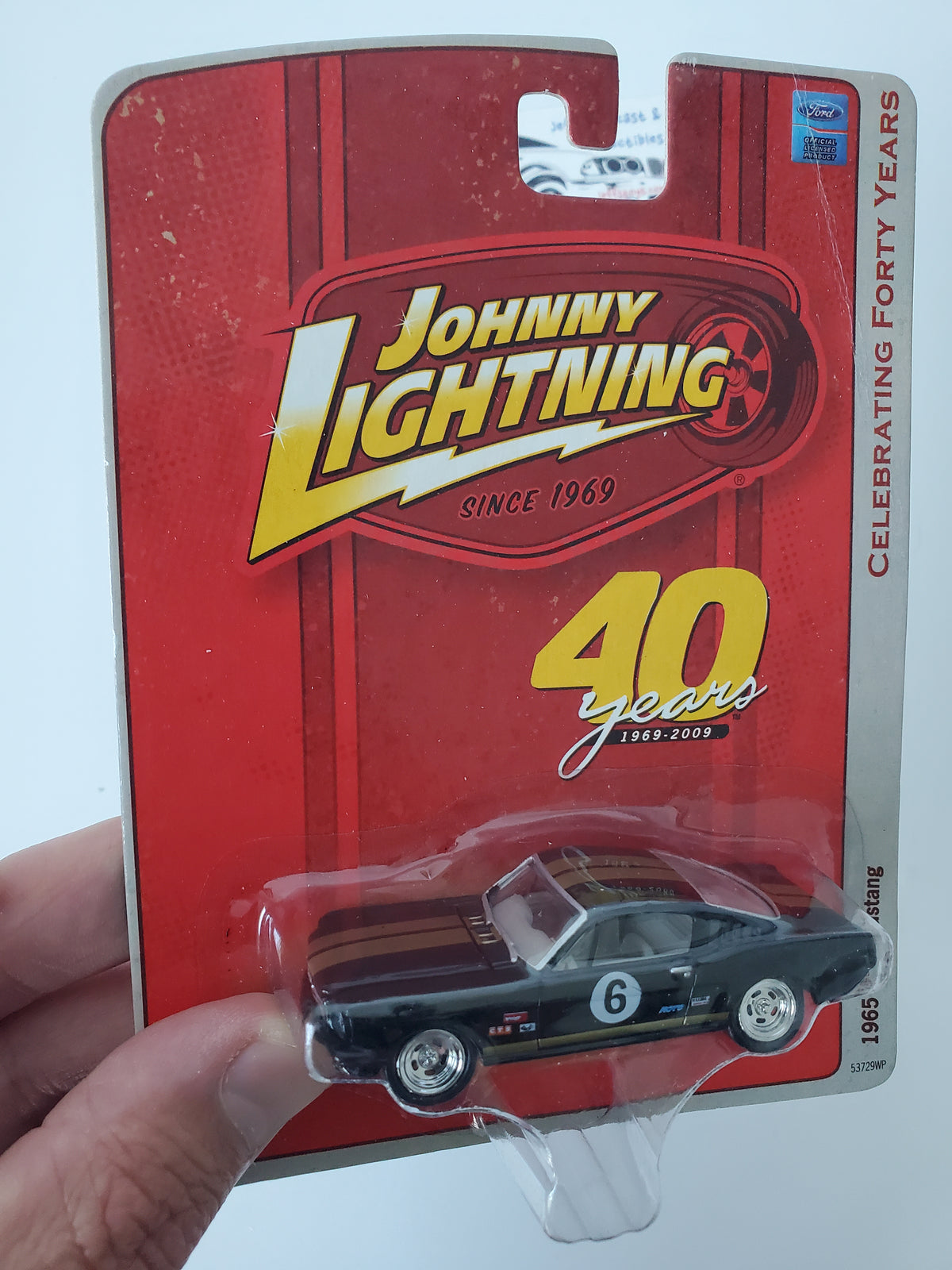 2009 Johnny Lightning 1965 Ford Mustang 40th Anniversary- 1:64 Scale