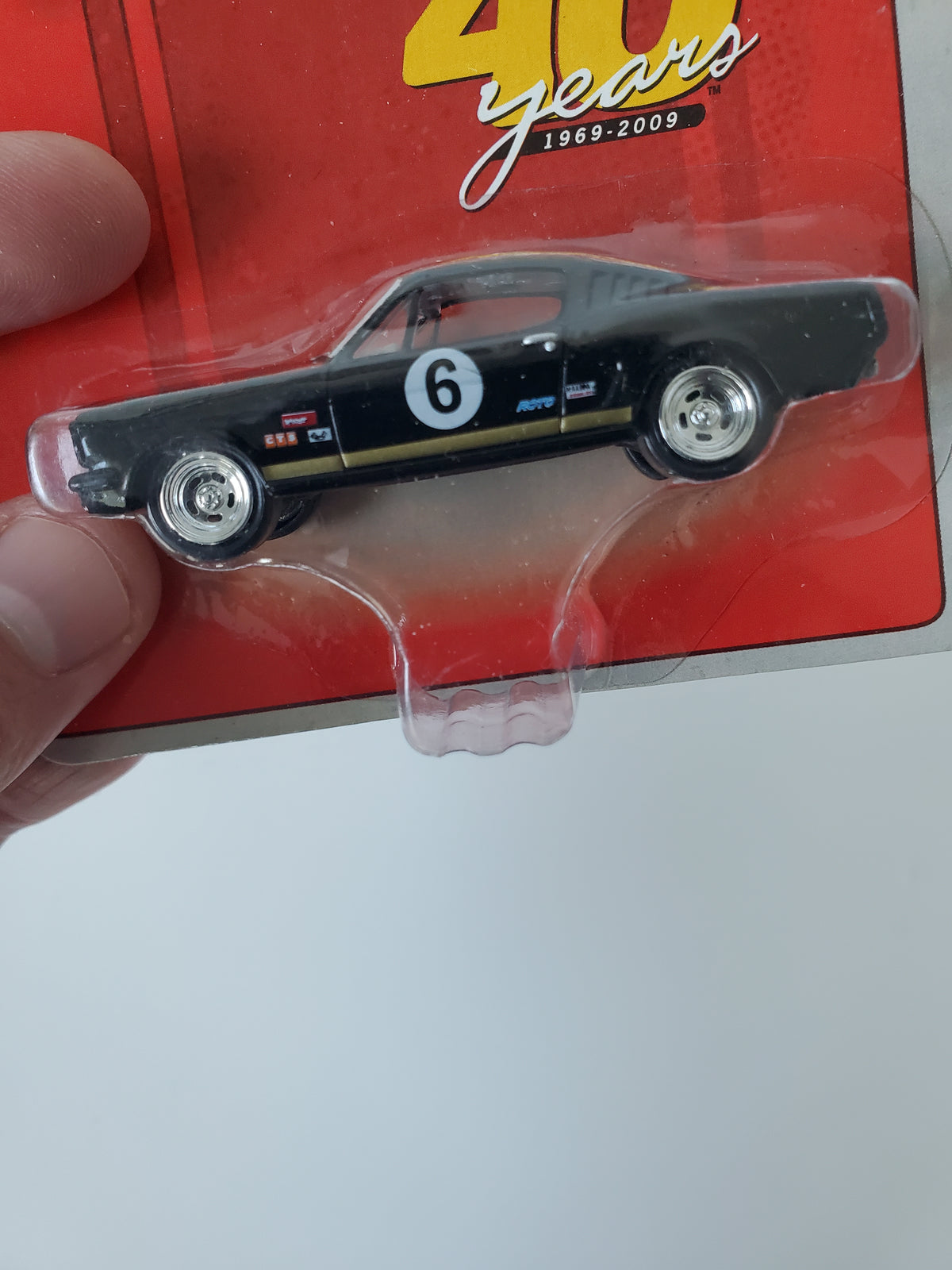 2009 Johnny Lightning 1965 Ford Mustang 40th Anniversary- 1:64 Scale