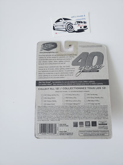 2009 Johnny Lightning 1965 Ford Mustang 40th Anniversary- 1:64 Scale