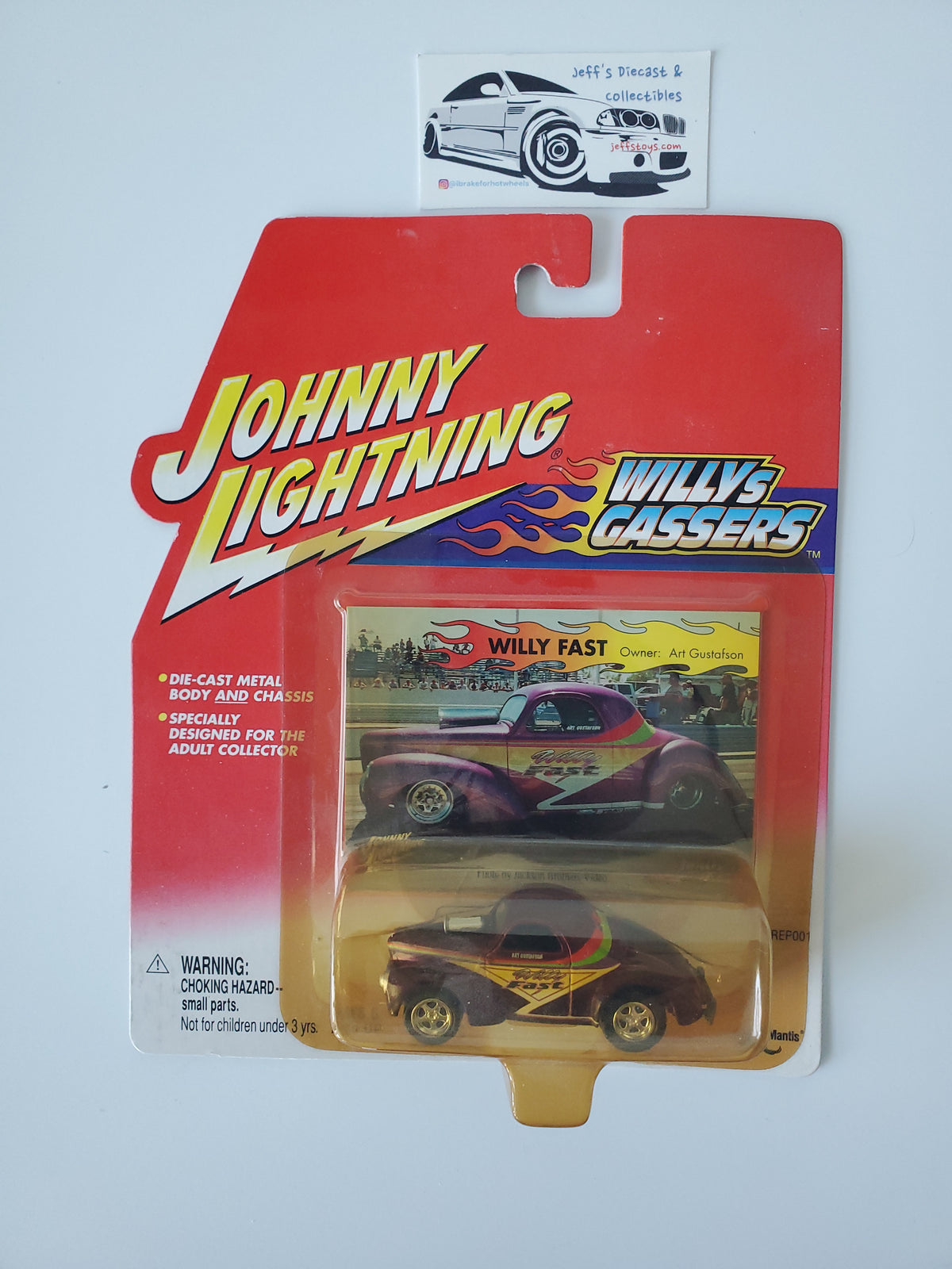 2001 Johnny Lightning Willys Gassers Art Gustafson - 1:64 Scale