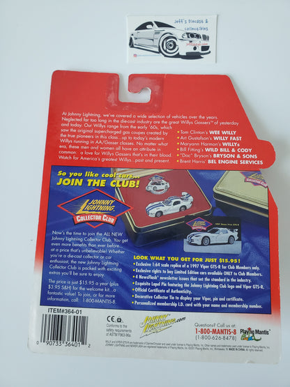 2001 Johnny Lightning Willys Gassers Art Gustafson - 1:64 Scale