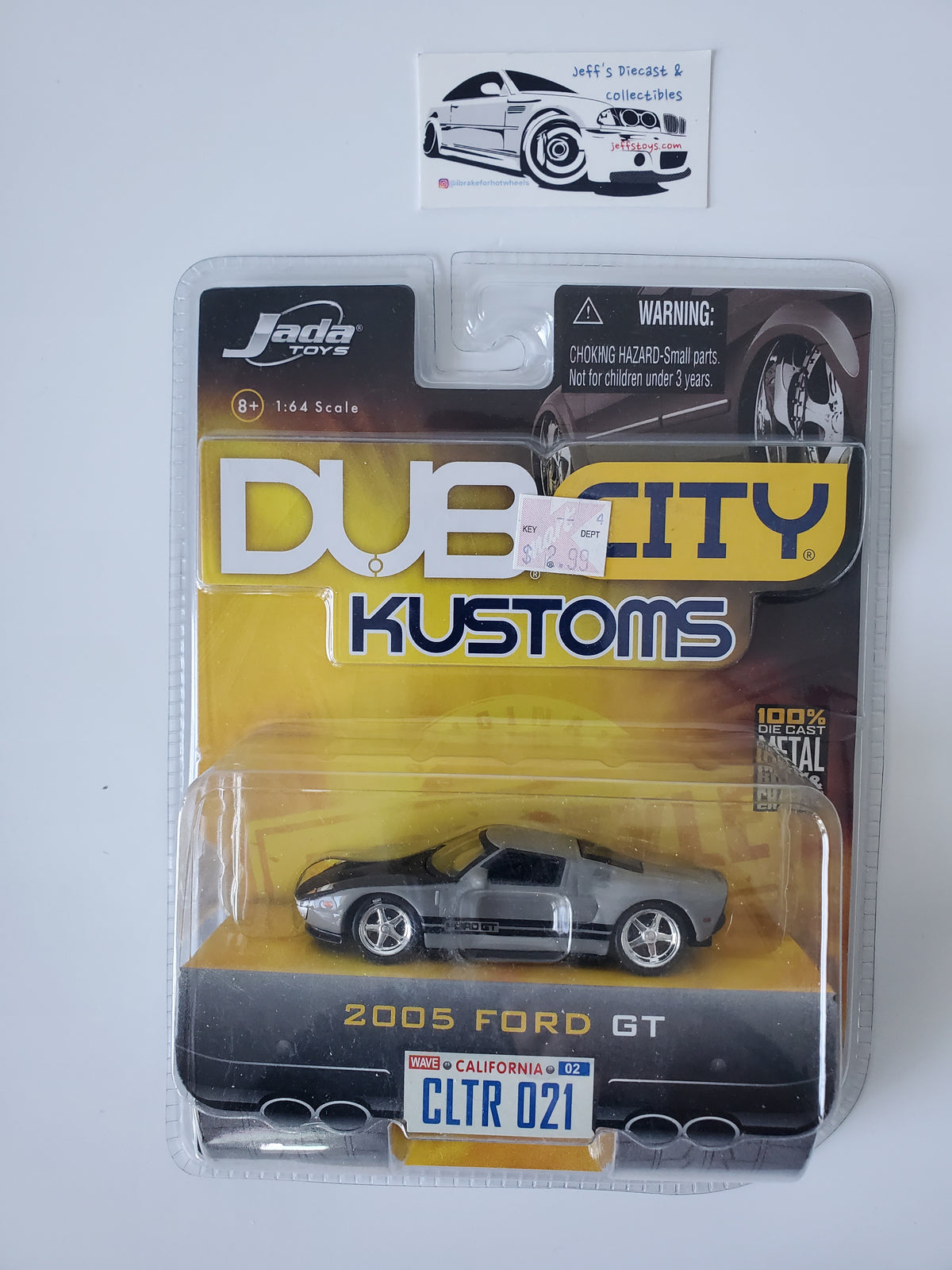 2006 Jada Dub City 2005 Ford GT Silver - 1:64 Scale