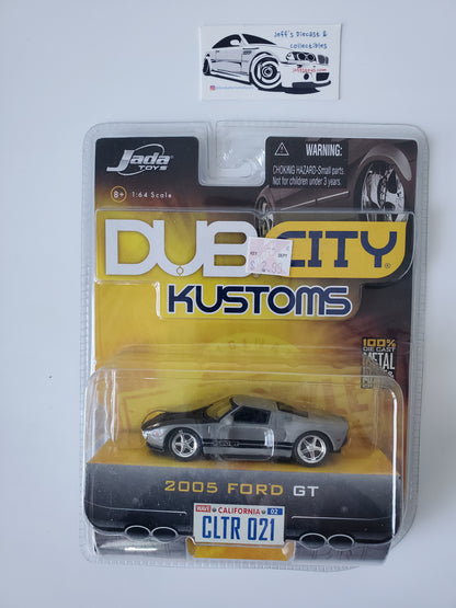2006 Jada Dub City 2005 Ford GT Silver - 1:64 Scale