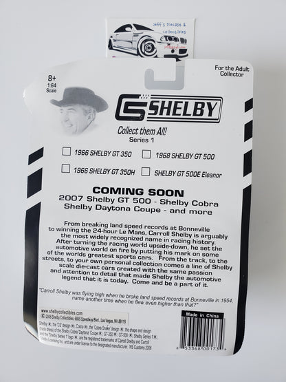 2006 Shelby Collectibles 1968 Shelby GT 500 Gold - 1:64 Scale