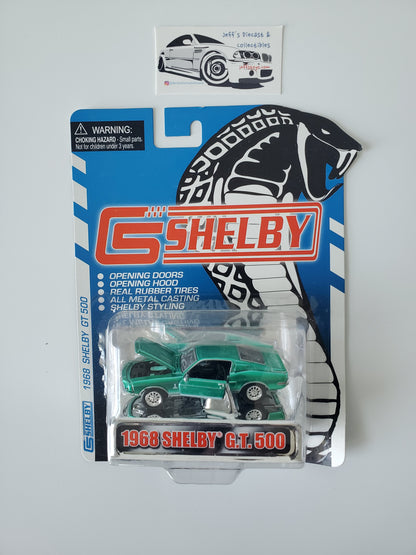 2006 Shelby Collectibles 1968 Shelby GT 500 Green - 1:64 Scale