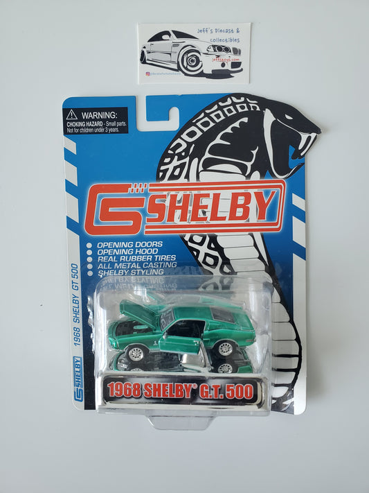 2006 Shelby Collectibles 1968 Shelby GT 500 Green - 1:64 Scale