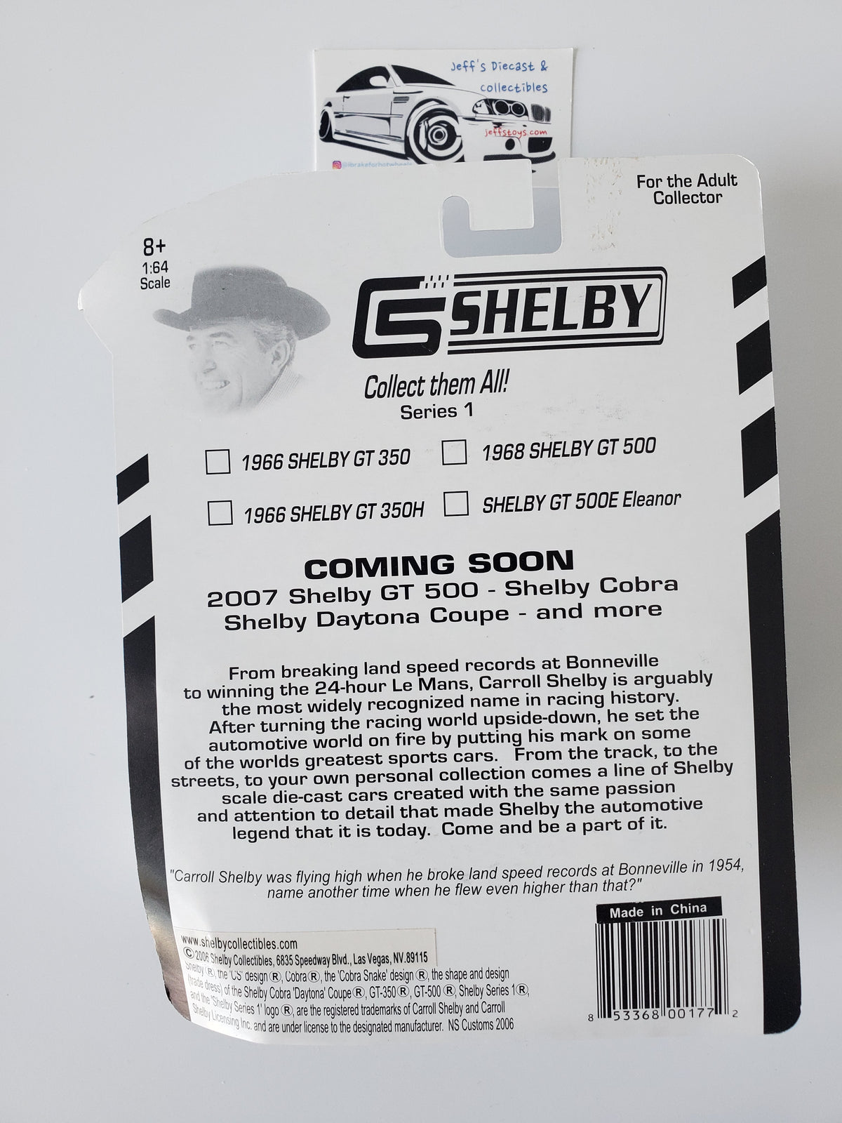 2006 Shelby Collectibles 1968 Shelby GT 500 Green - 1:64 Scale