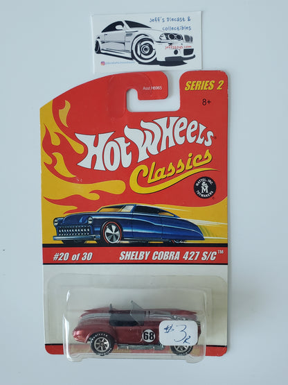 2005 Hot Wheels Classics Shelby Cobra 427 s/c Red