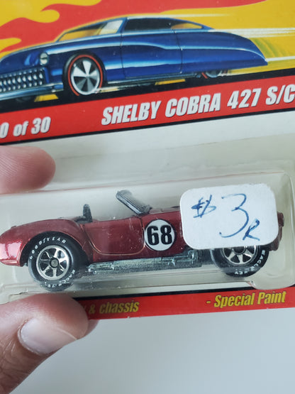 2005 Hot Wheels Classics Shelby Cobra 427 s/c Red