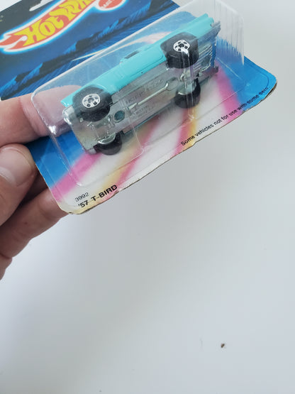 1986 Hot Wheels '57 T-Bird Teal - Hong Kong