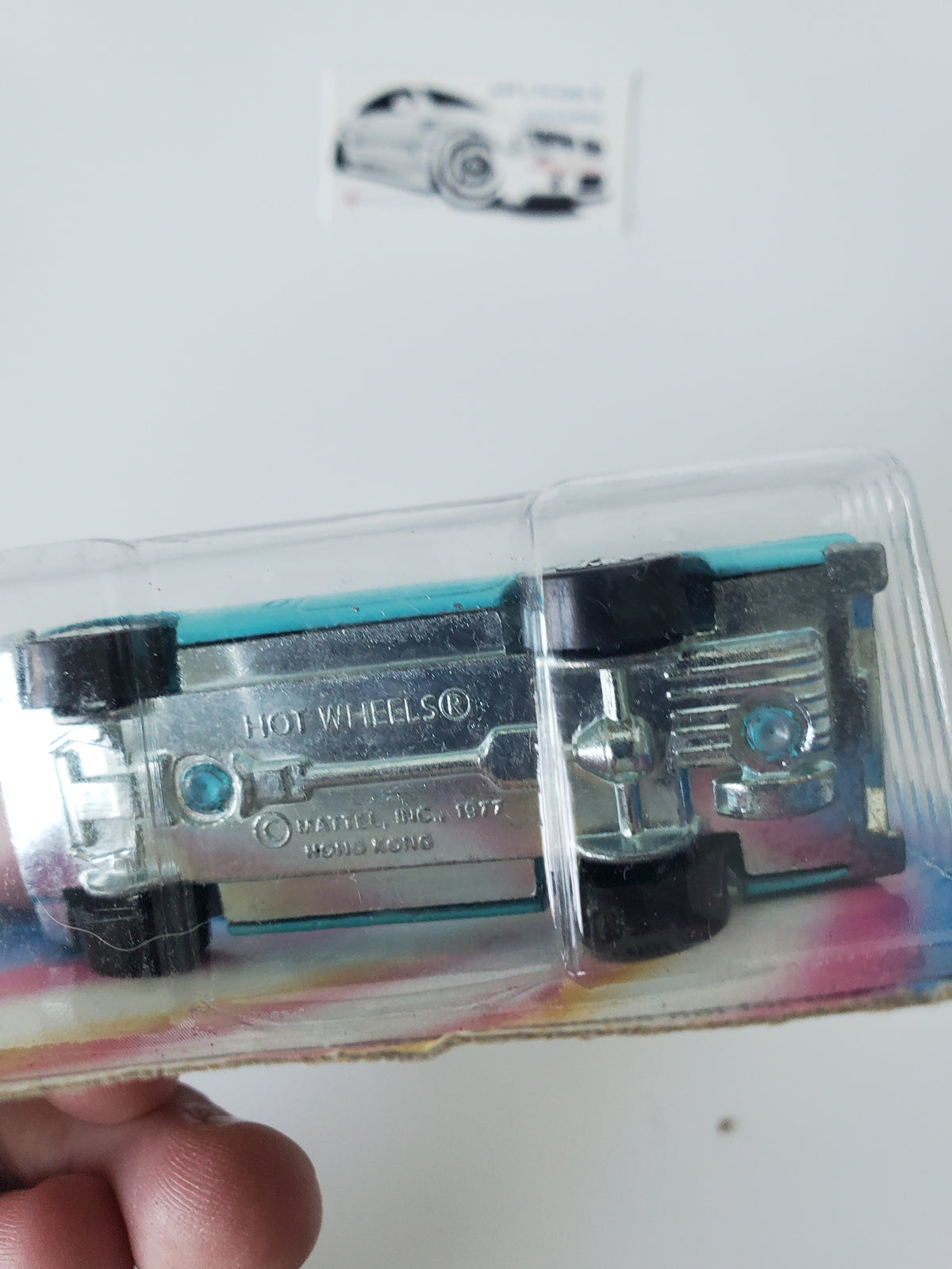 1986 Hot Wheels '57 T-Bird Teal - Hong Kong