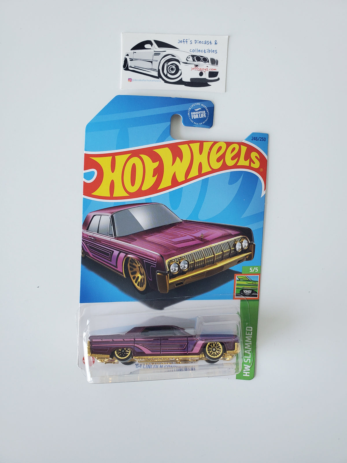 2024 Hot Wheels Error '64 Lincoln Continental #246 Purple