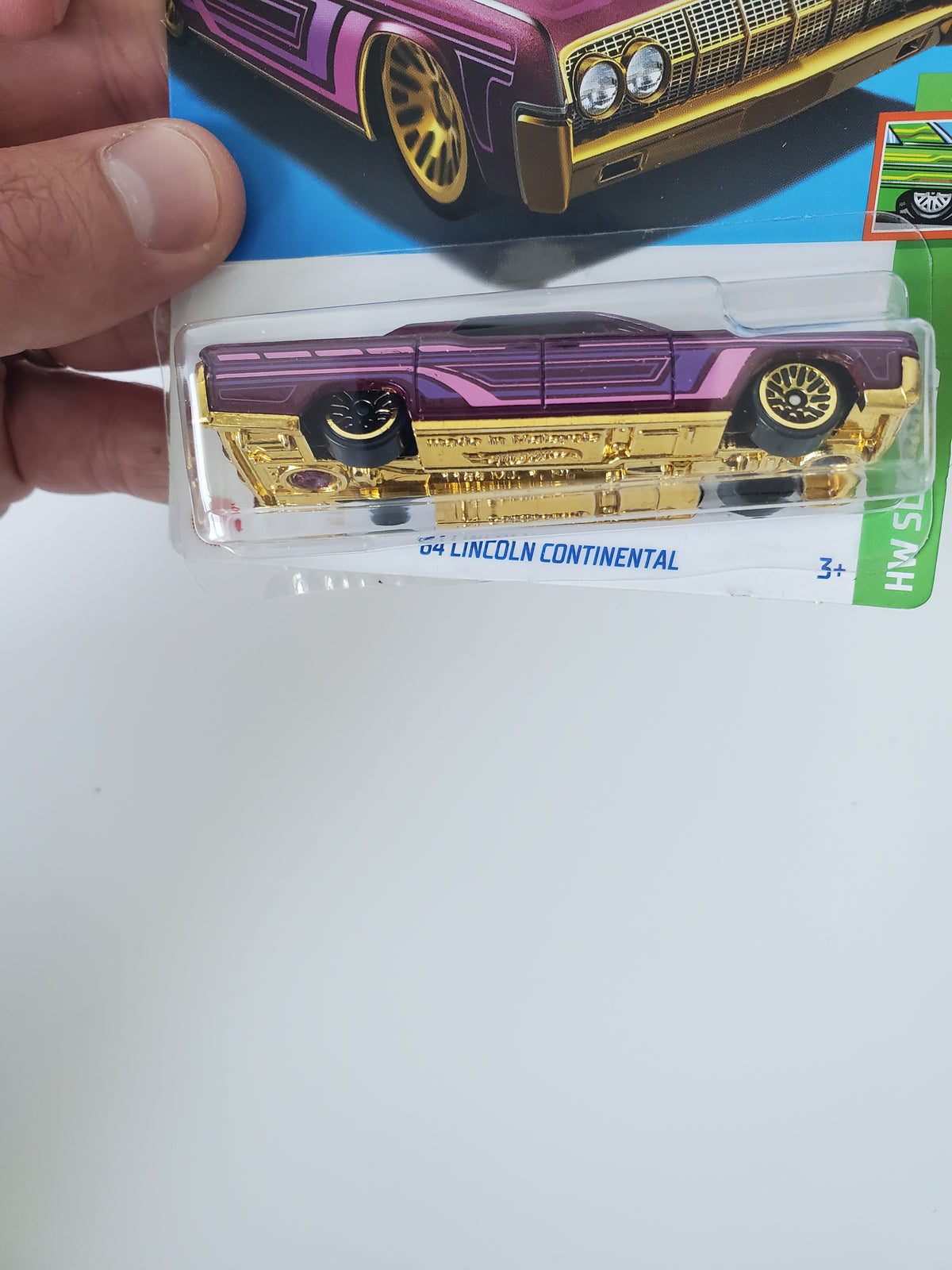 2024 Hot Wheels Error '64 Lincoln Continental #246 Purple