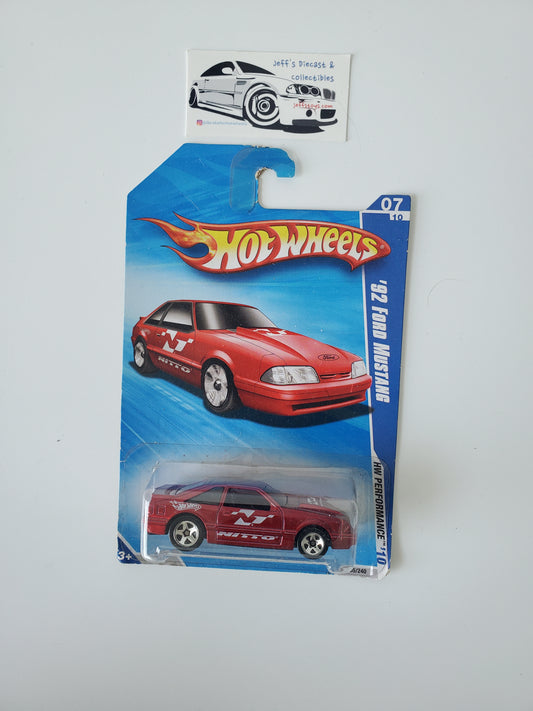 2010 Hot Wheels '92 Ford Mustang #105