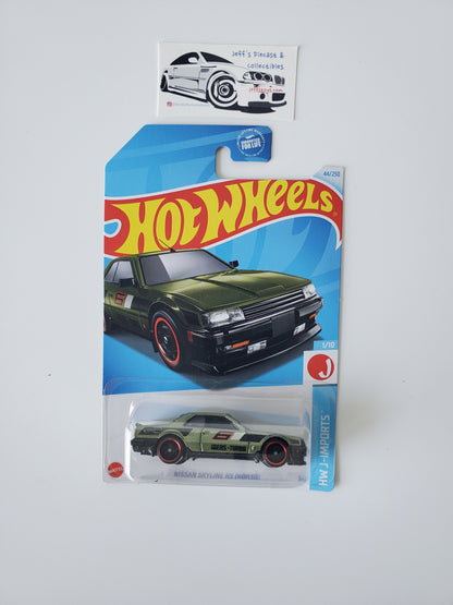 2024 Hot Wheels Nissan Skyline RS #44 Green