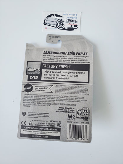 2022 Hot Wheels Lamborghini Sian FKP 37 #85