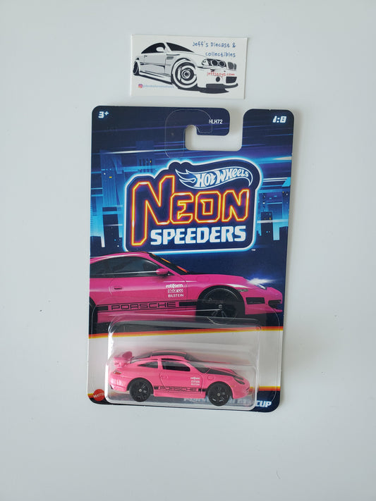 2024 Hot Wheels Neon Speeders Porsche 911 GT3 Cup